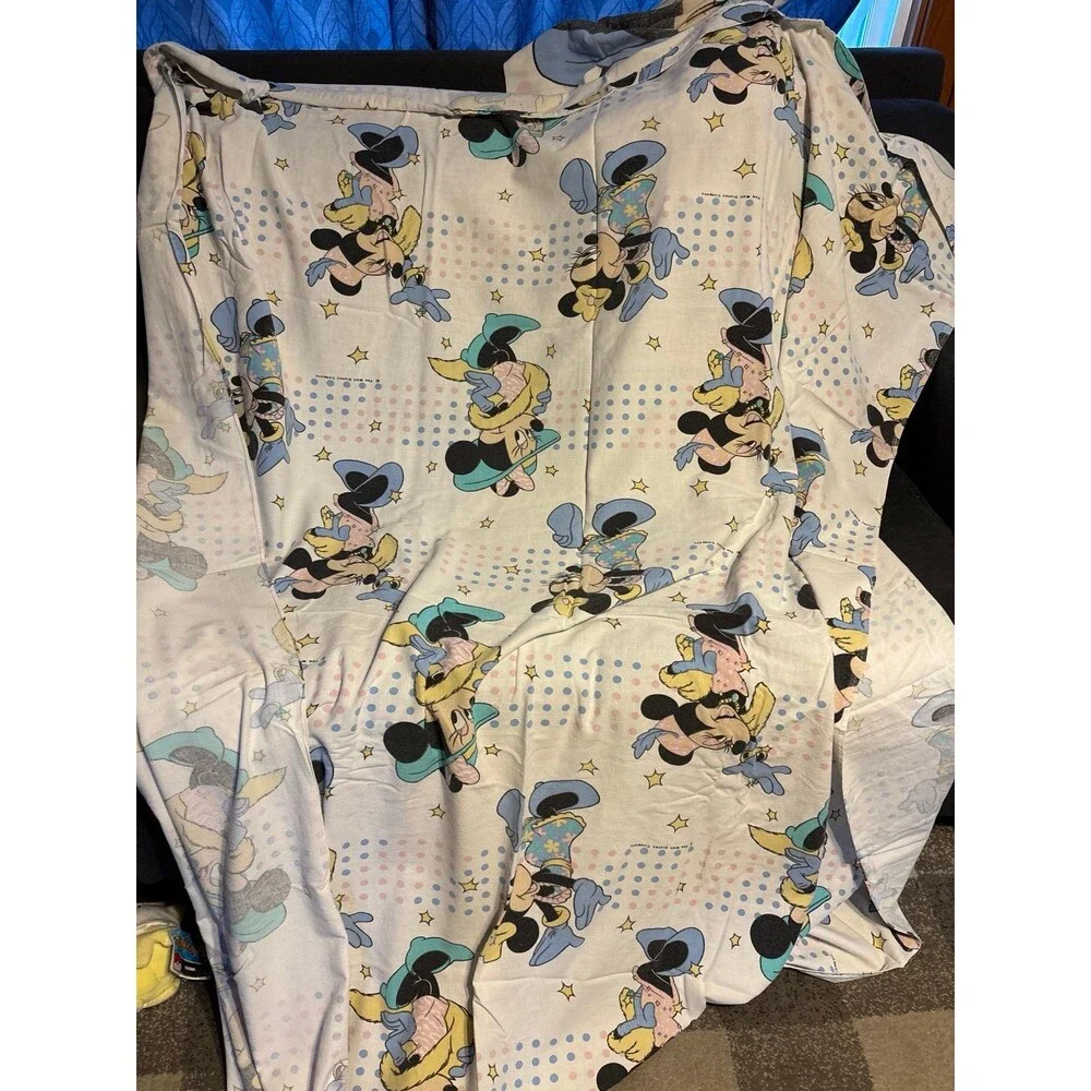 Walt Disney vintage Minnie Mouse fashion twin flannel sheet set